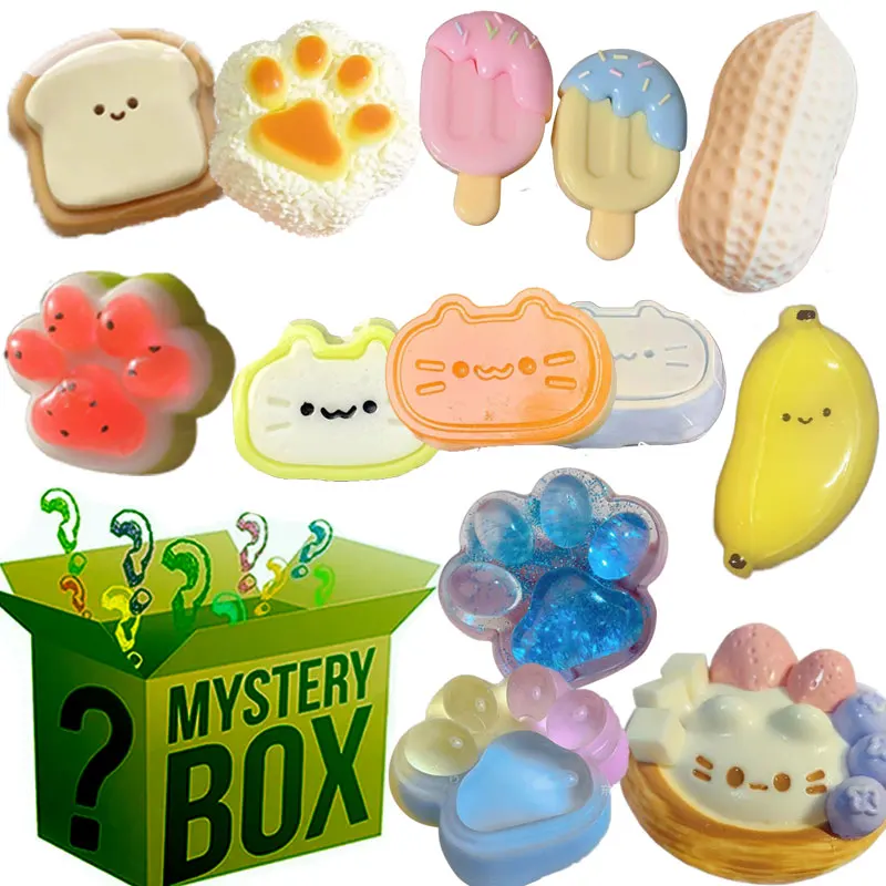 Food Storage Bag Organizer - Mystery Fidget Toy Blind Box, Cibo