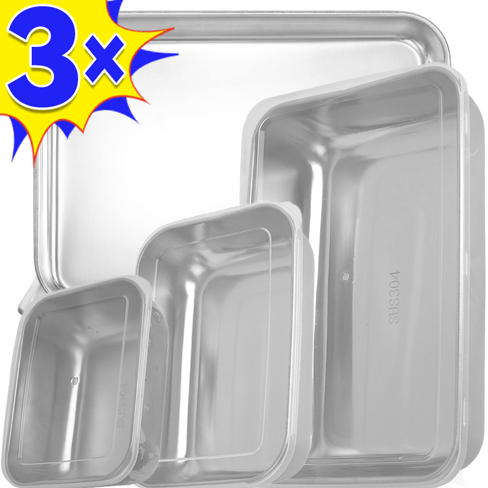 Food Storage In Stainless Steel - Scatola per la conservazione degli alimenti
