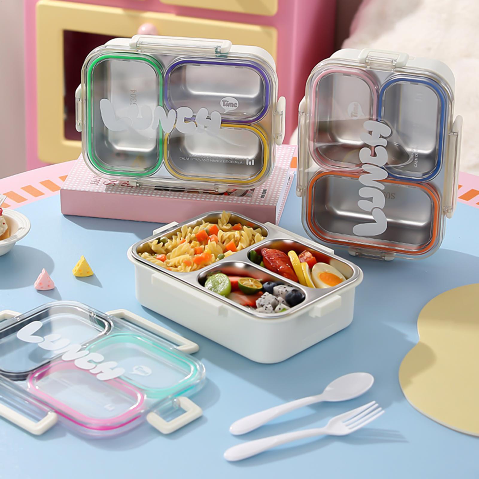 Food Storage With Dividers - Contenitore per il pranzo in acciaio