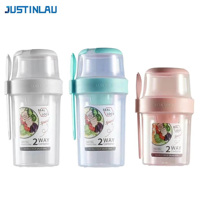Food Storage Containers B&M - JUSTINLAU Contenitore Portatile per Fitness e