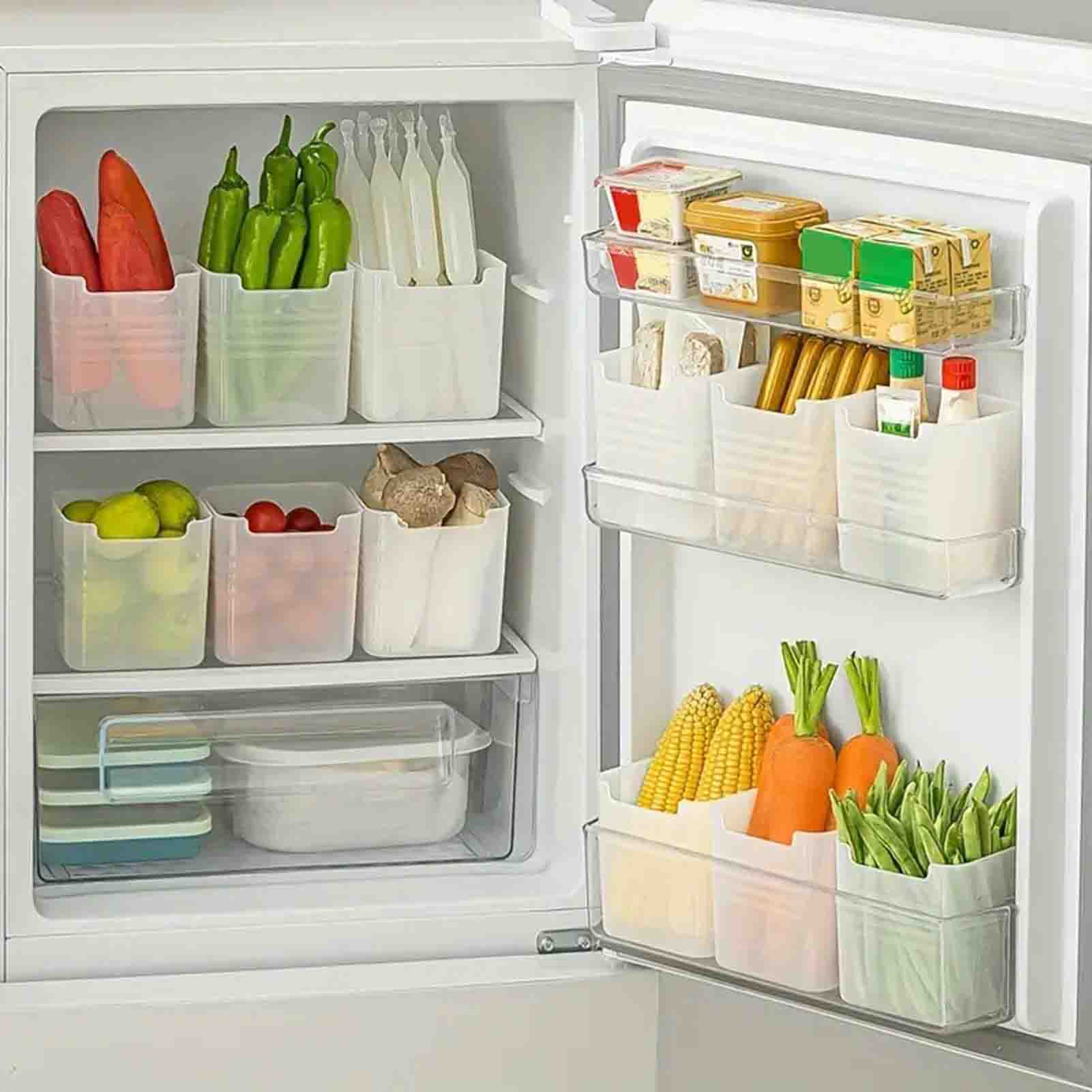 Food Storage With Dividers - 3 pz Cestino di Immagazzinaggio Della