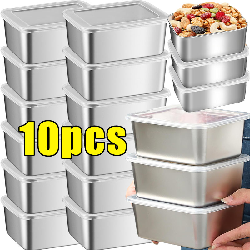 Food Storage In Stainless Steel - Contenitori per alimenti in acciaio inossidabile