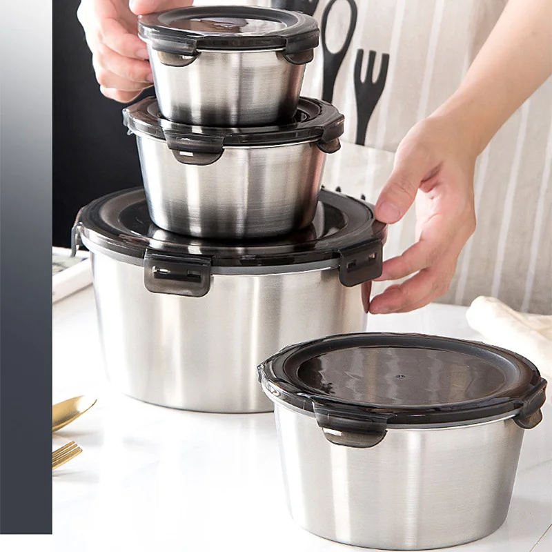 Food Storage Containers B&M - Bento Lunch Box in acciaio inossidabile