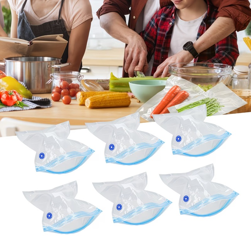 Food Storage Long Term - Set di Sacchetti Sottovuoto Professionali con