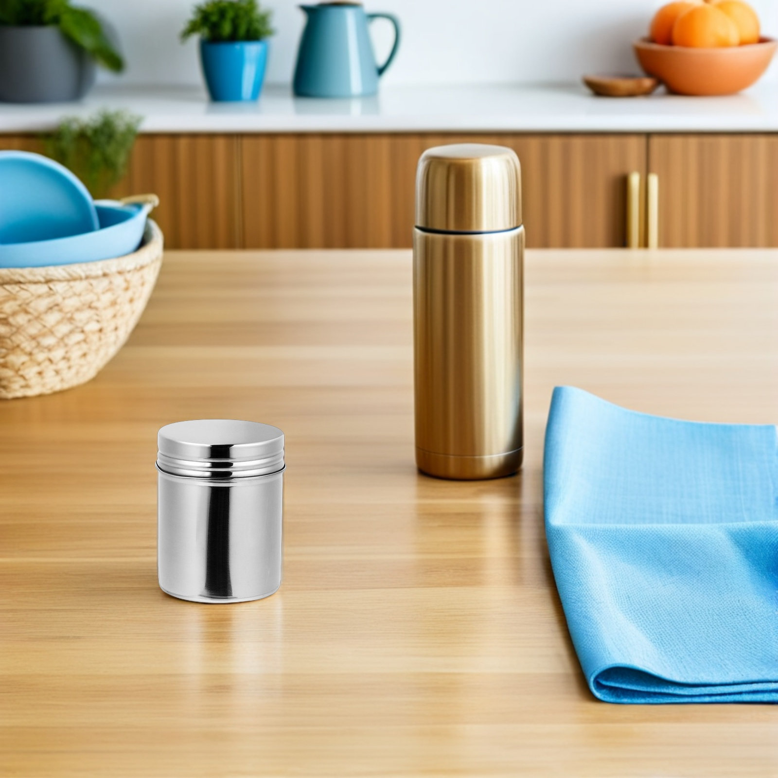 Food Storage In Stainless Steel - 2 Contenitori in Acciaio Inox 304