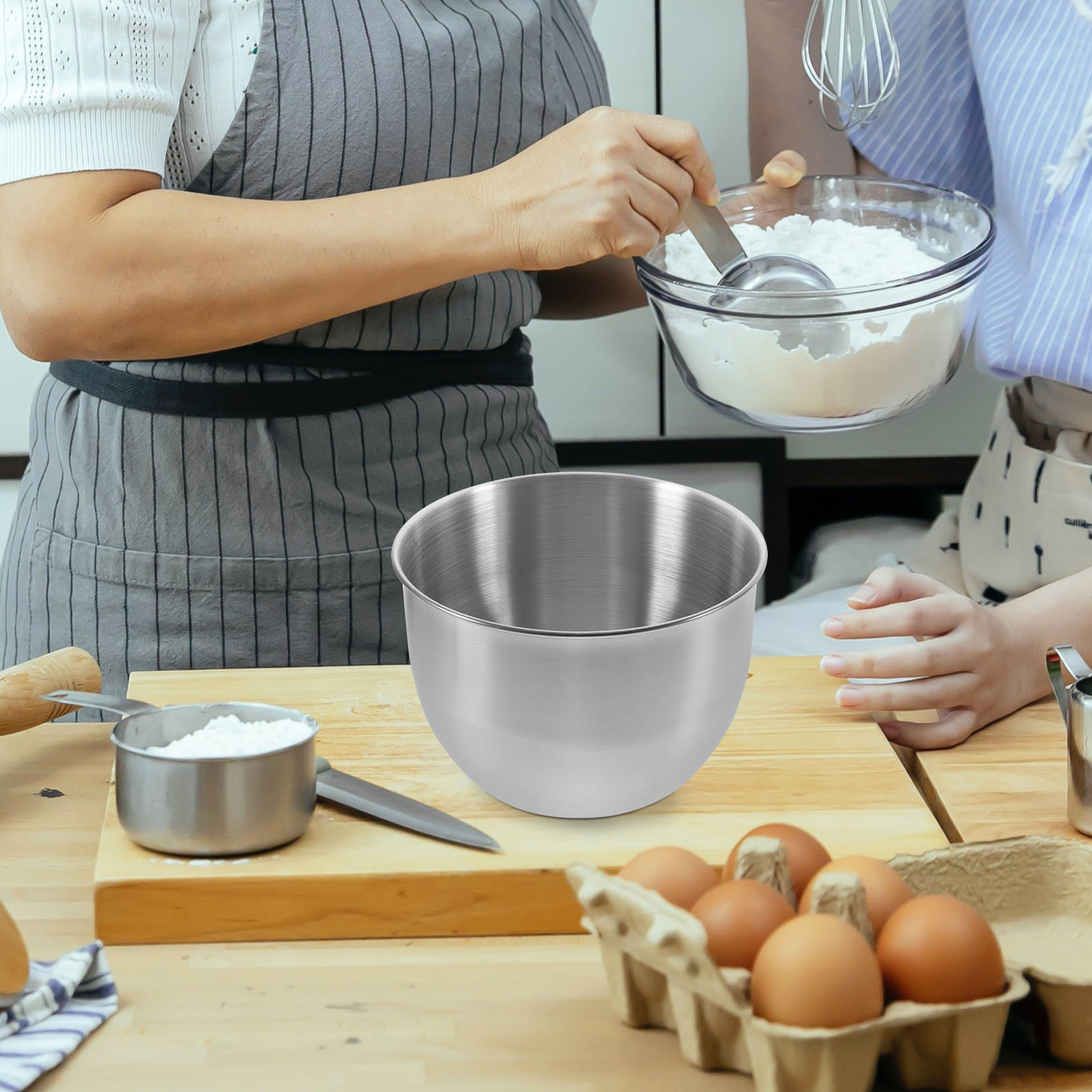 Food Storage In Stainless Steel - Ciotola Profonda in Acciaio Inossidabile, Ciotola