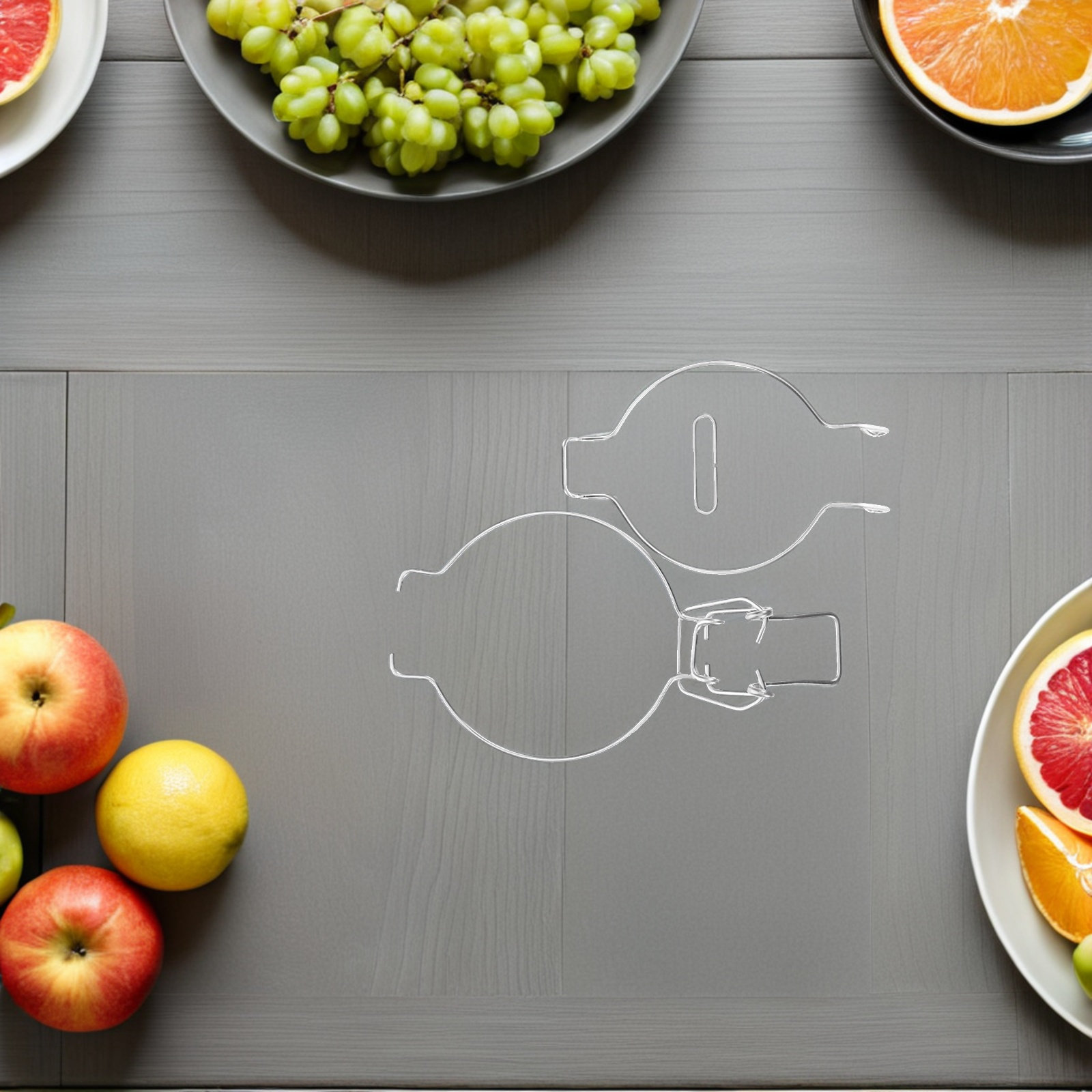 Food Storage In Stainless Steel - 4 Pezzi Fibbie di Chiusura in