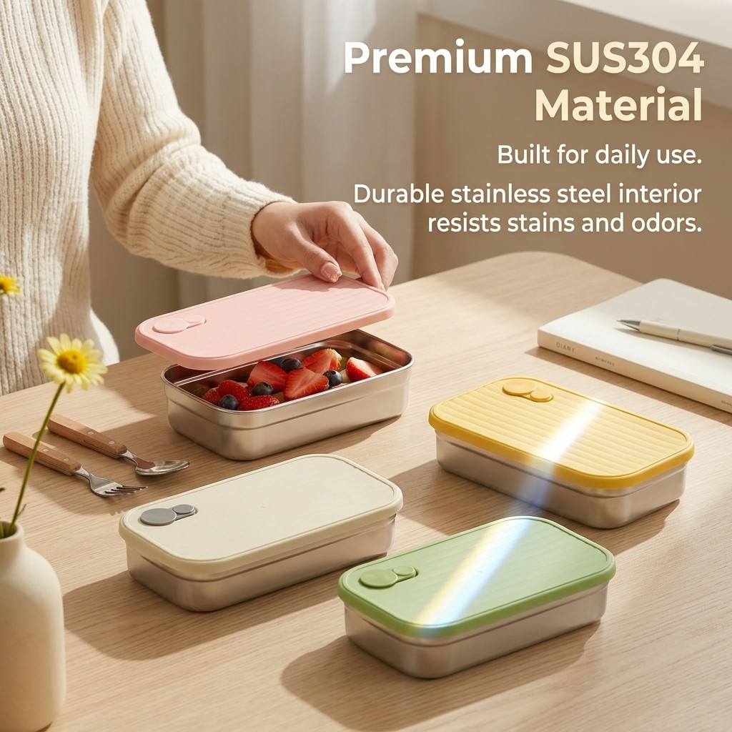 Contenitore per Pranzo in Acci - Food Storage Containers B&M recensione e prezzo