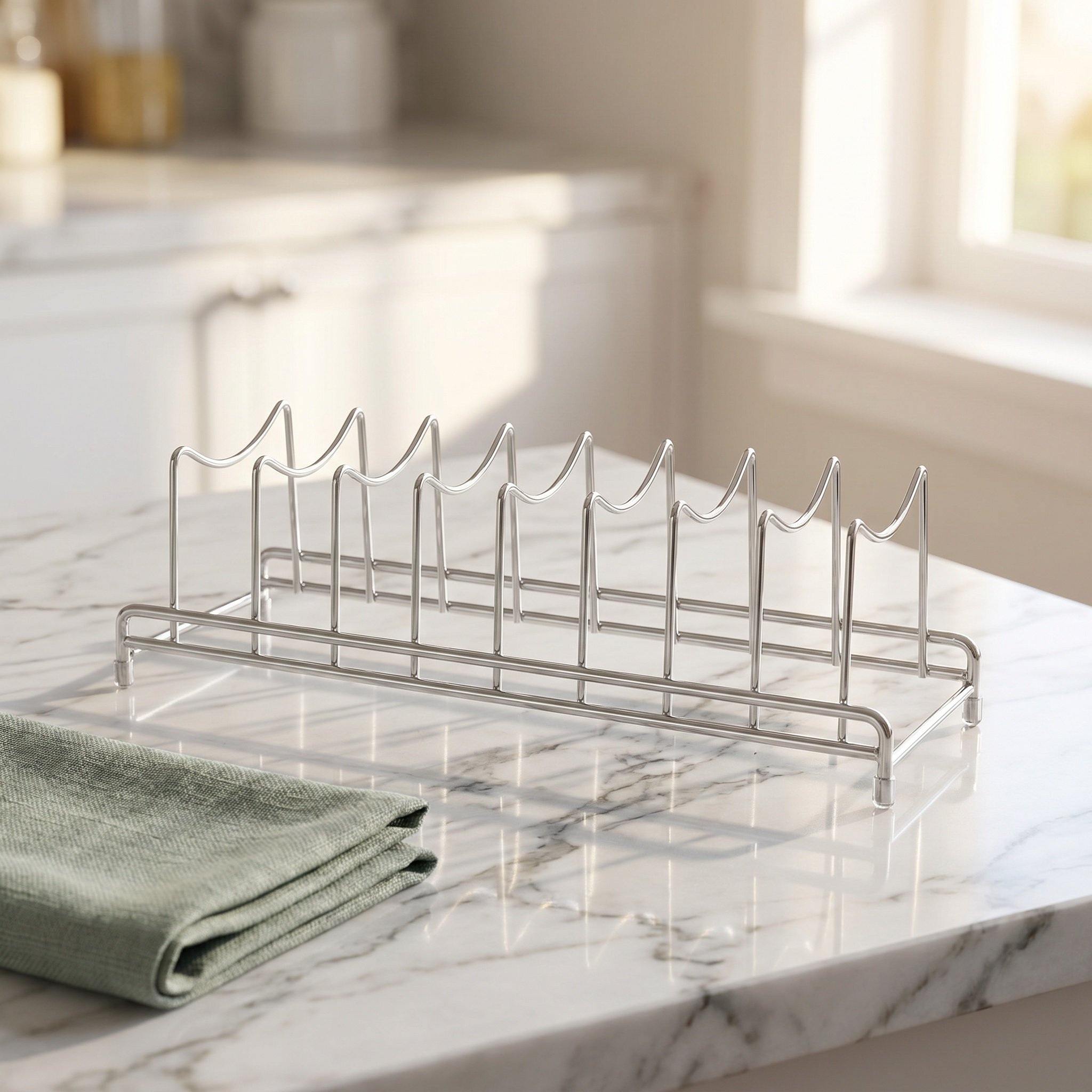 Organizzatore per Coperchi in  - Food Storage In Stainless Steel recensione e prezzo