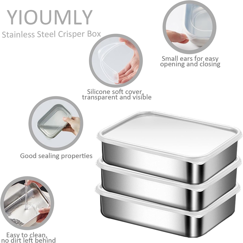 Contenitori in Acciaio Inox pe - Food Storage In Stainless Steel recensione e prezzo