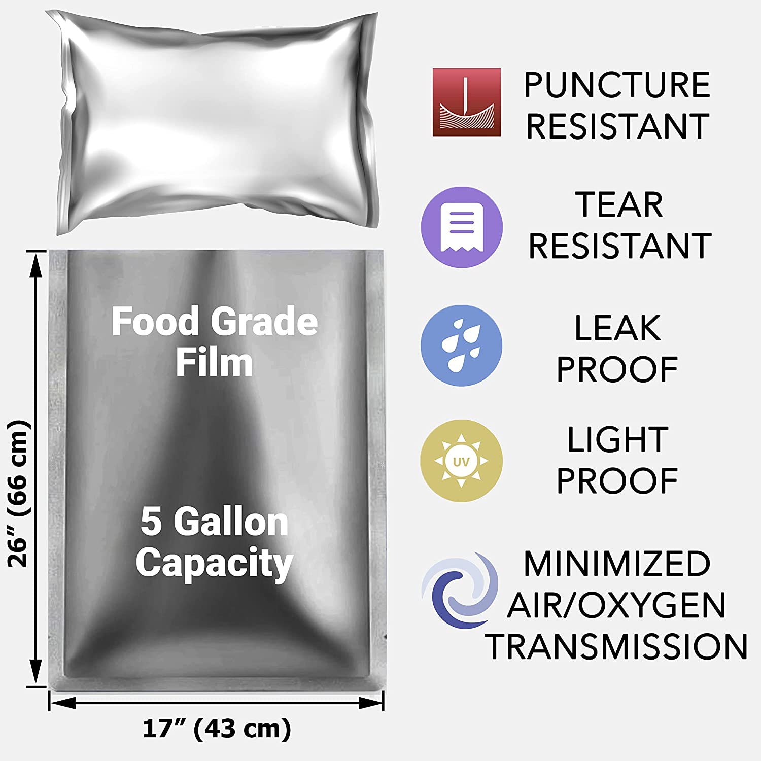 10 confezioni di sacchetti in  - Food Storage Long Term recensione e prezzo