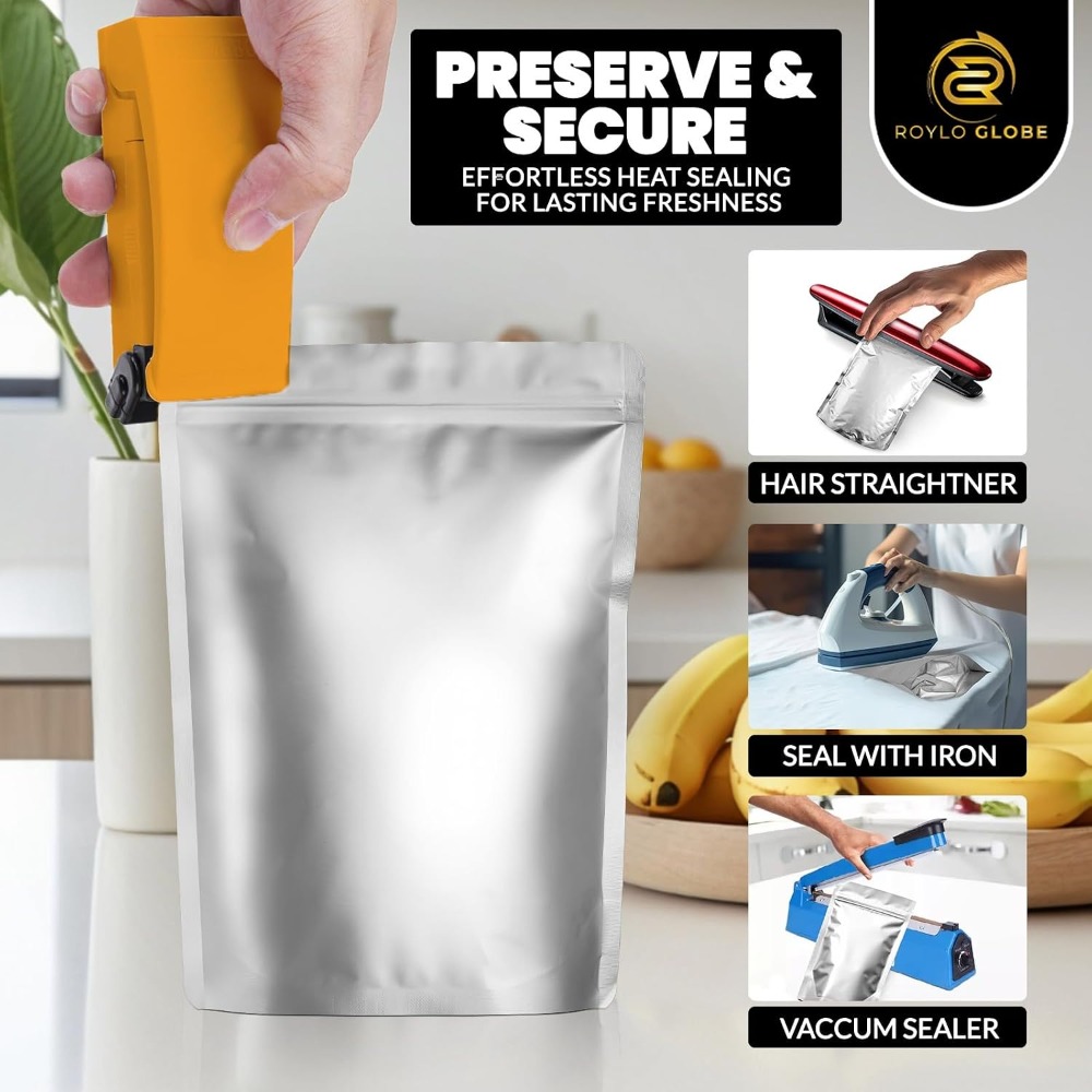 100 sacchetti Mylar da 2 quart - Food Storage Long Term recensione e prezzo