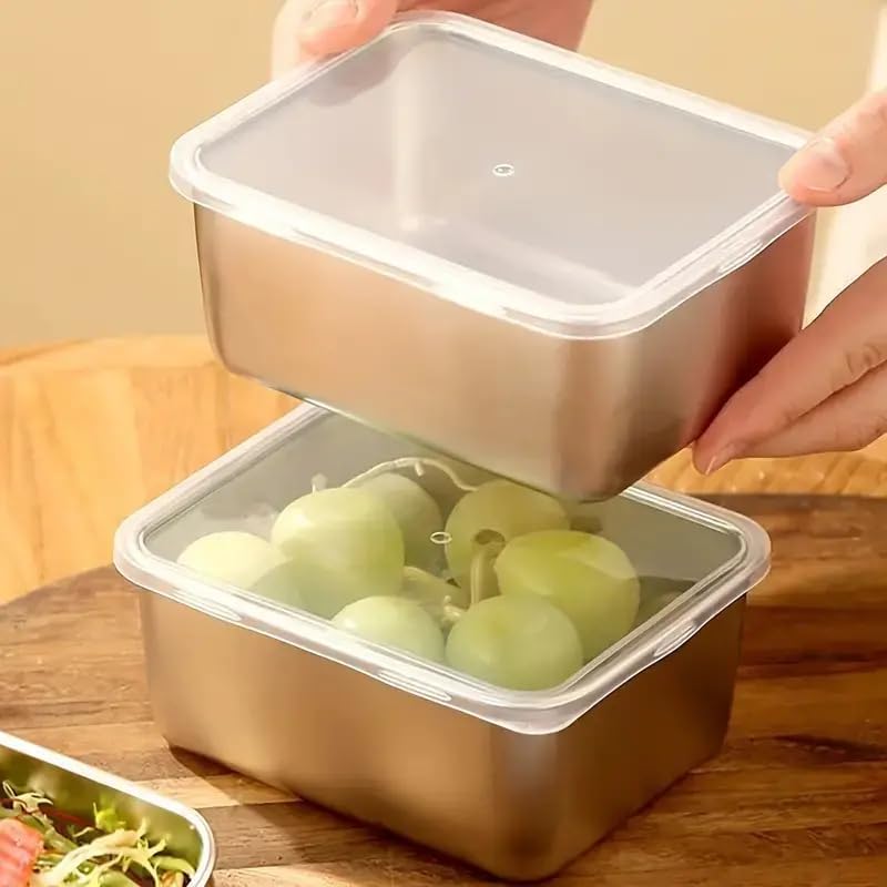 Contenitori per alimenti in ac - Food Storage In Stainless Steel recensione e prezzo