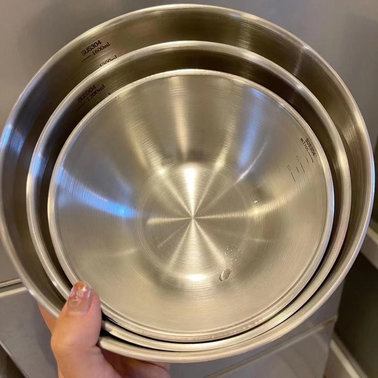 Set di 3 Ciotole in Acciaio In - Food Storage In Stainless Steel recensione e prezzo