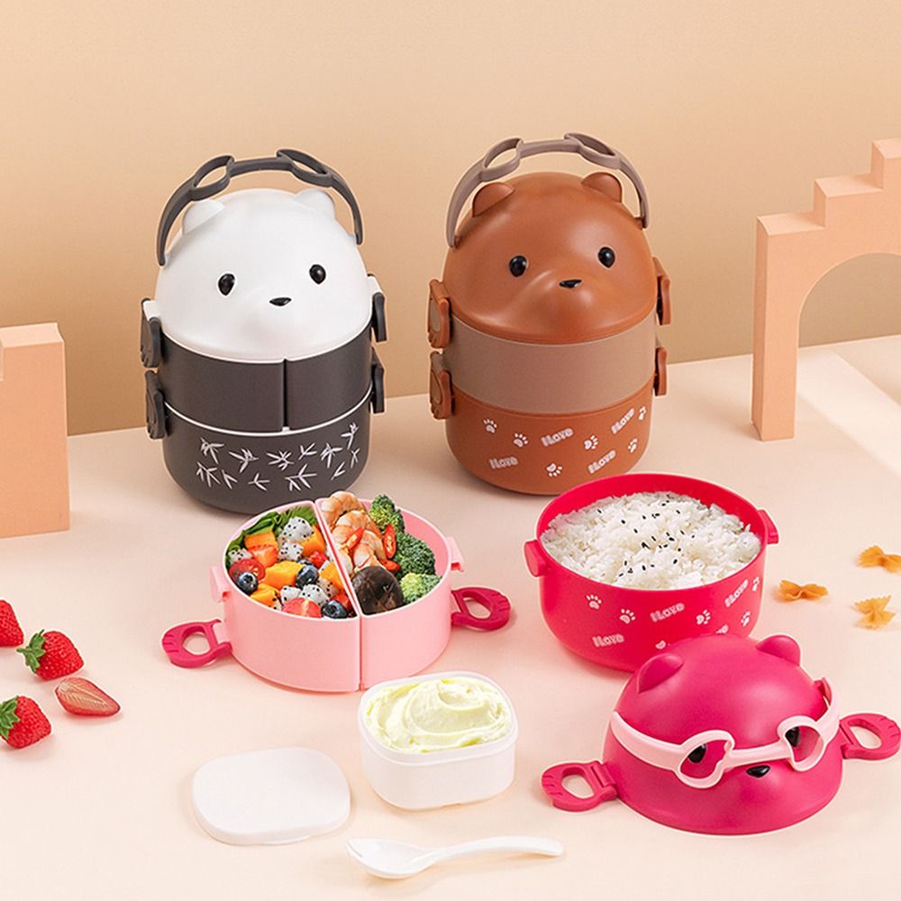 1 pz New Eyeglass Bear Thermal - Food Storage Containers B&M recensione e prezzo