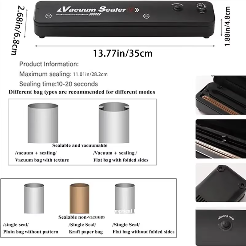 Macchina Sottovuoto di Alta Qu - Vacuum Sealer Bag recensione e prezzo