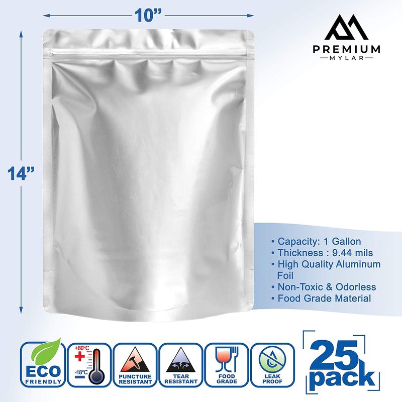 25 sacchetti in mylar - Sacche - Food Storage Long Term recensione e prezzo